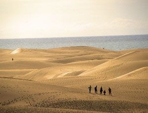 Sanddyner vid Maspalomas