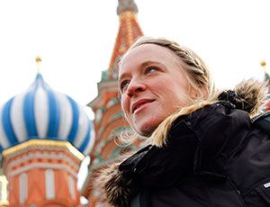 Moskva Ryssland Röda torget