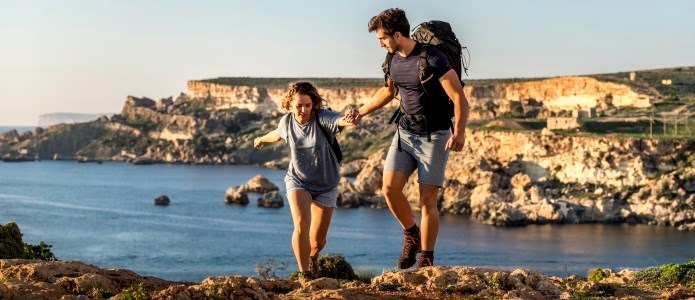 Vackra vandringsleder - Malta, Gozo, Comino