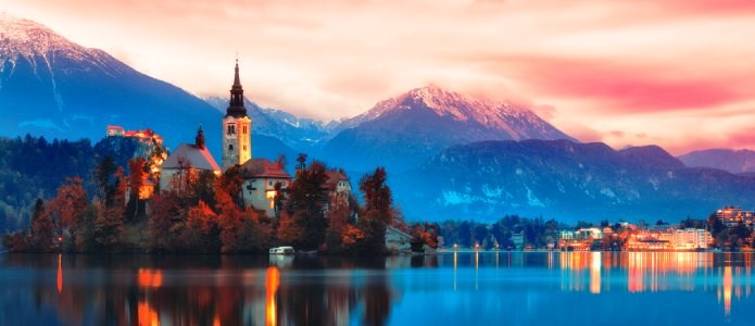 Bledsjön är en underbar plats i Slovenien