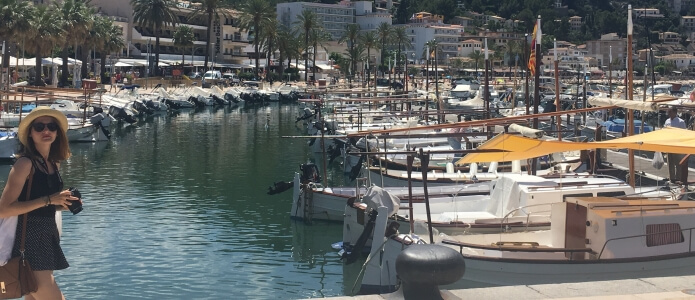 Port de Soller på Mallorca
